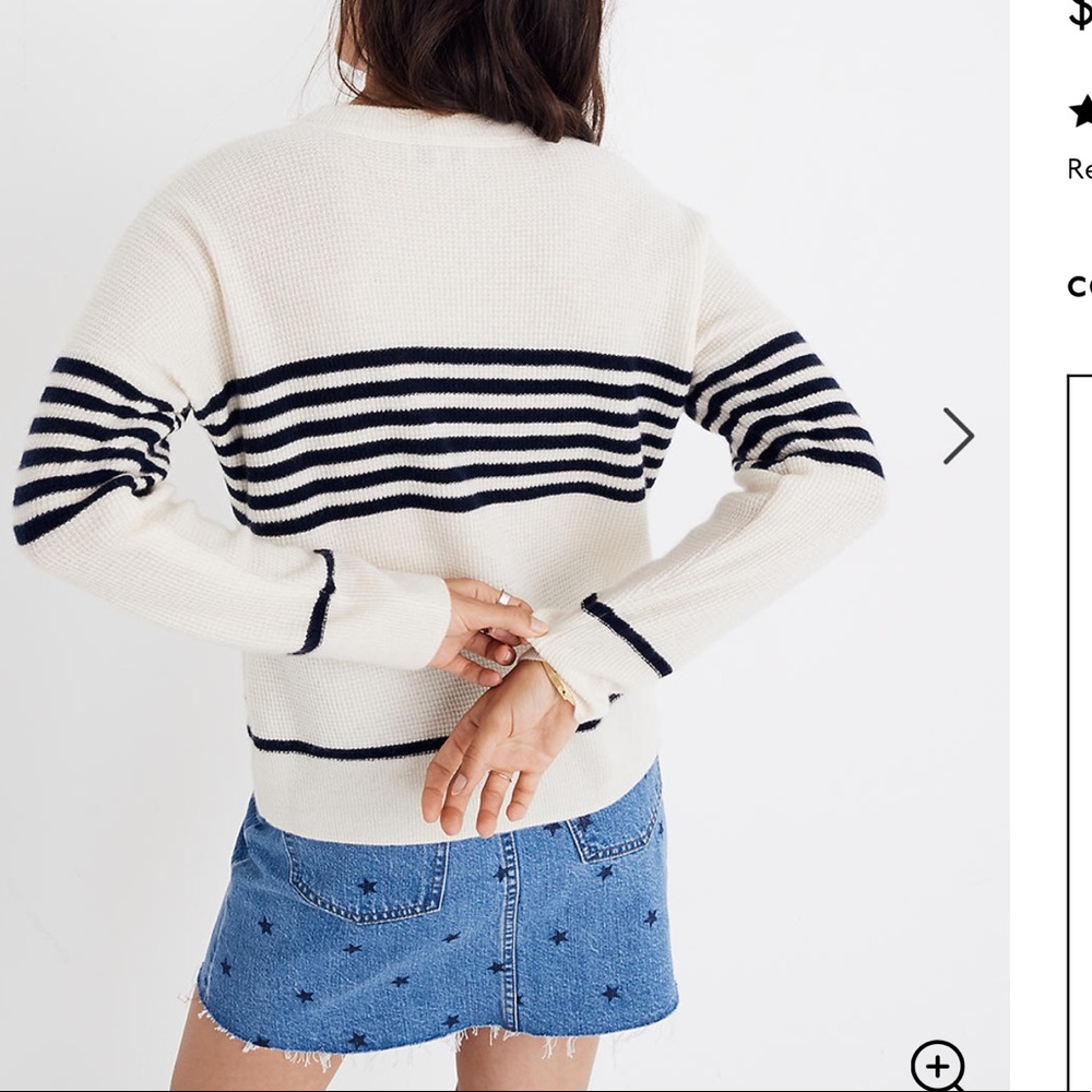 Madewell cashmere sweatershirt - Picture 3 of 7